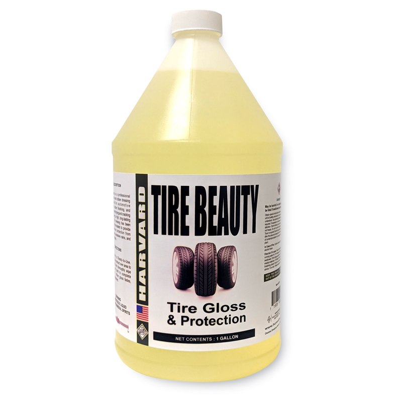 Harvard Chemical 847301 Tire Beauty Exterior Rubber & Tire Dressing Shine 1 Gallon Bottle - 8473 - LIMITED STOCK