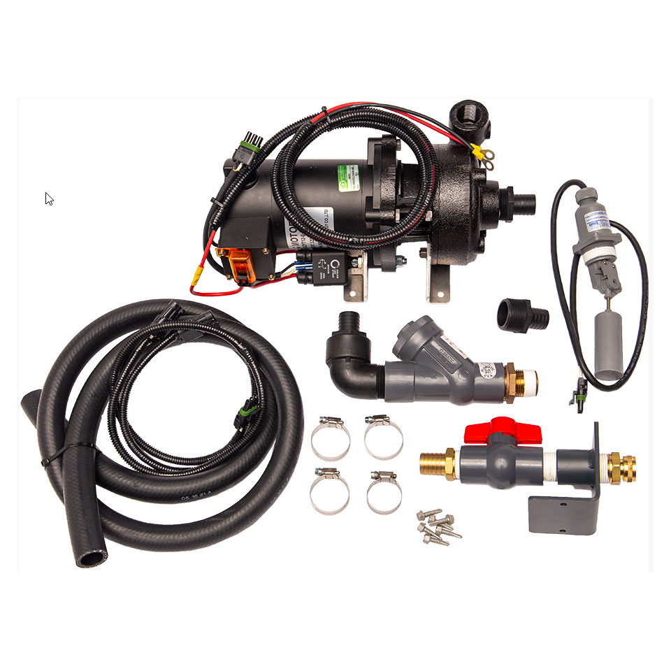 Legend Brands 124982 Sapphire Scientific Truck Mount Automatic Waste Dirty Water Pump-Out System APO 12 Volts 10 Gpm