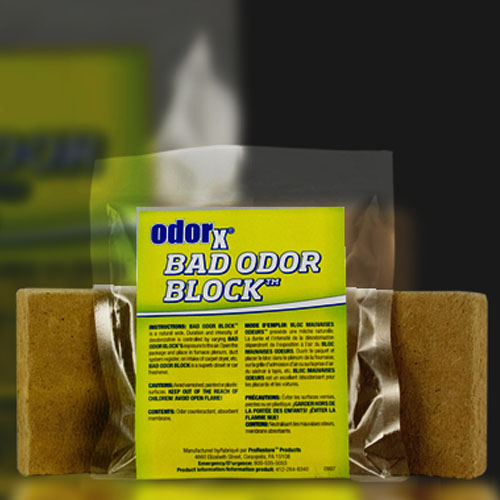 Chemspec 431254909 OdorX Bad Odor Blocks ORANGE (CASE of 25) Prorestore Unsmoke