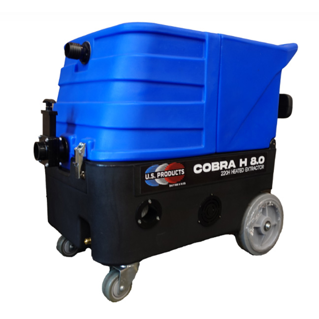 US Products 05-10008-002 Cobra 8.0 8Gal 220psi HEATED Dual 2 Stage Vac Carpet Cleaning Extractor Machine Only
